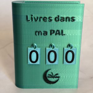compteur de PAL bleu/vert et noir